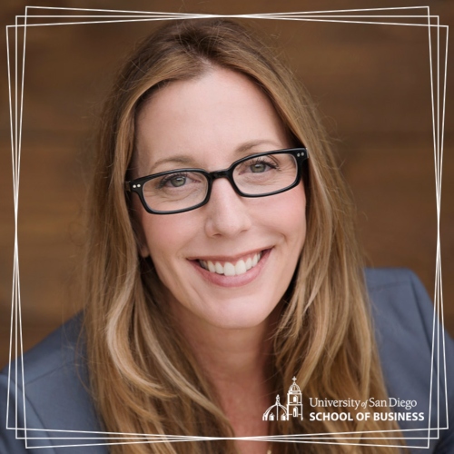 USD School of Business professor of management Jennifer Mueller