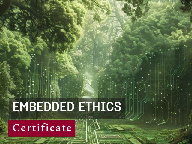 embedded ethics certificate banner image of nature and technology
