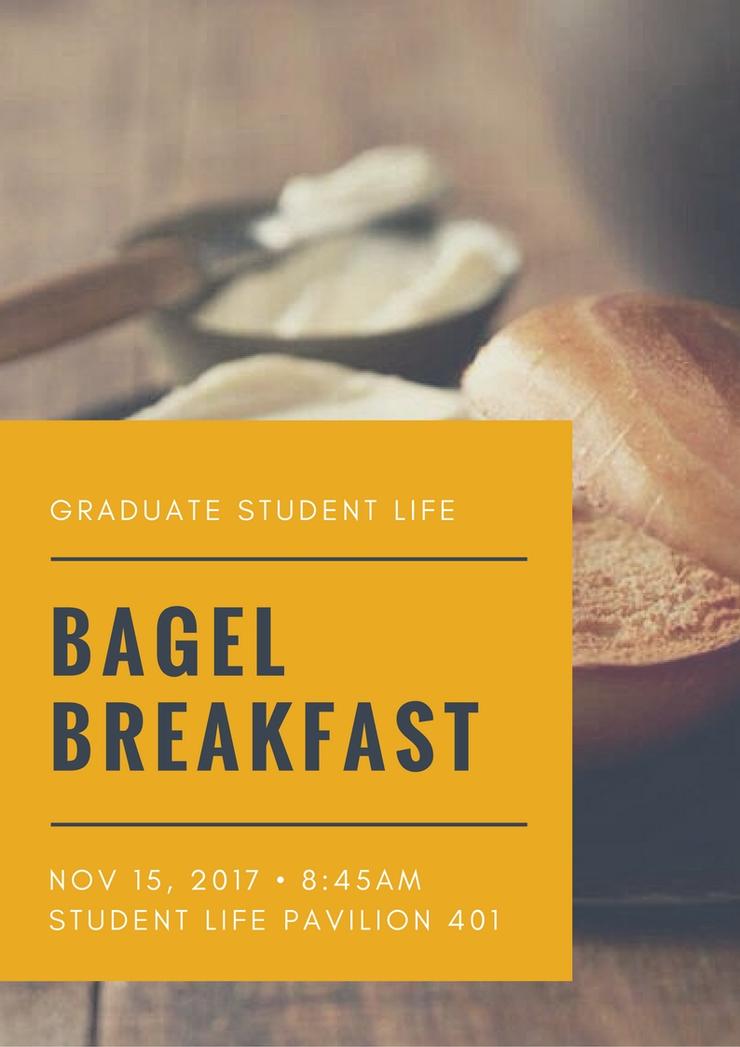 Flyer for Bagel Breakfast