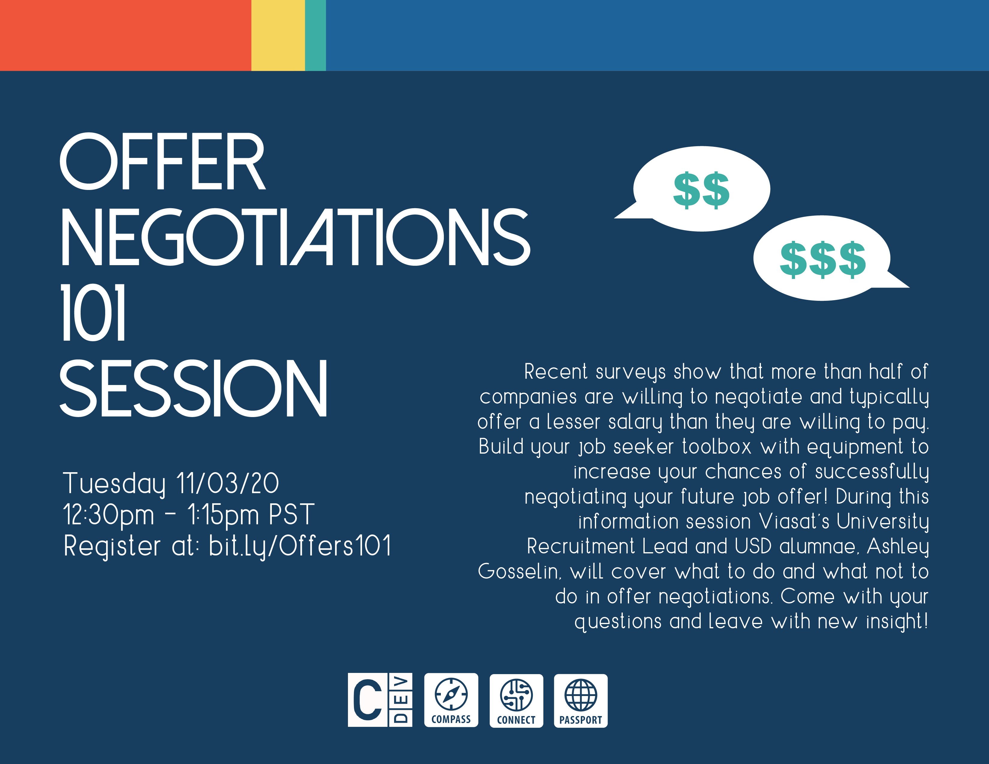 Offer Negotiations 101 Session flyer