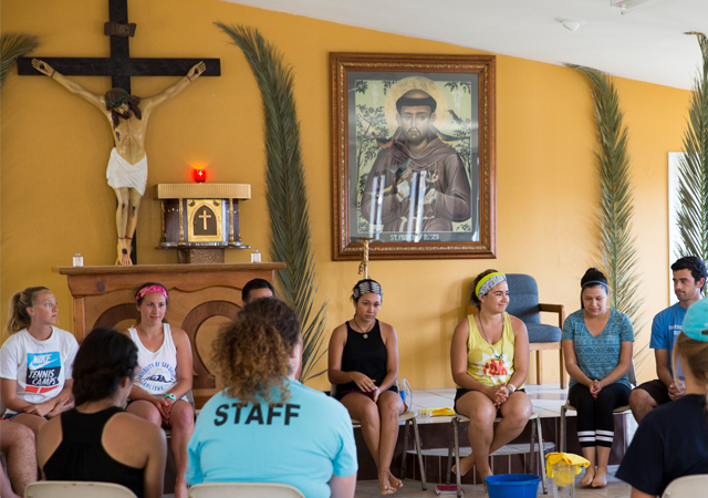 Tijuana Spring Breakthrough foot washing ceremony