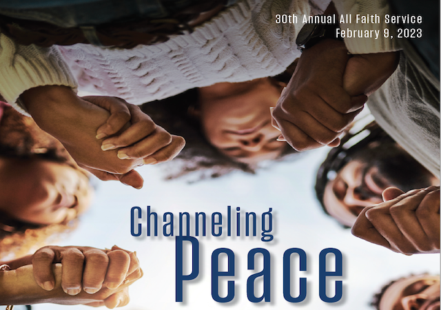 All Faith Service event flyer