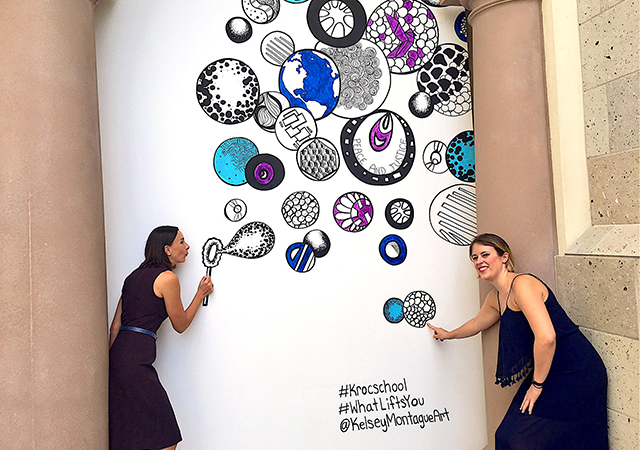 Bubbles for Peace Mural