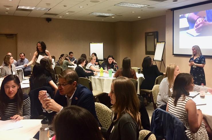 USD alumnae, Jana De Anda and Mary Randall, teach prioritization workshop at USD
