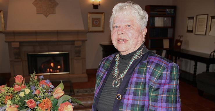 Reggie Smith has been a longtime supporter of USD. One of her favorite music pieces, Rimsky Korsakov's