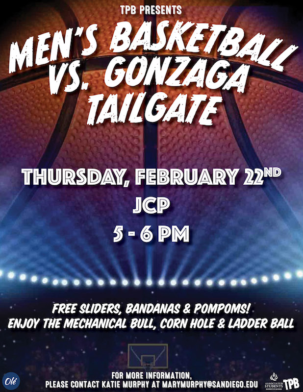 Men's Basketball vs Gonzaga