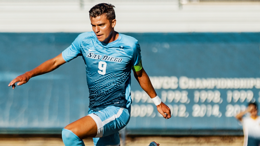 USD School of Business student Miguel Berry '19 drafted for Major League Soccer team
