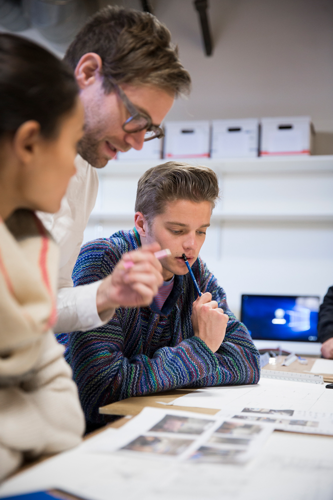 students in class