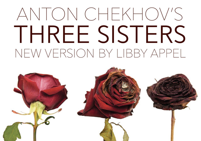 Three Sisters logo with three roses