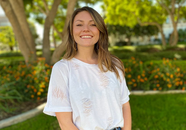 Aspen Scharff is a full-time student at USD, a business entrepreneur and a real estate intern. She is enjoying balancing her busy life.