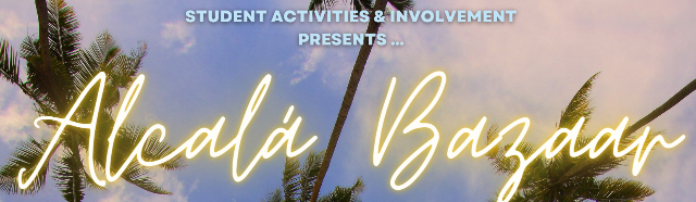 Alcalá Bazaar flyer for the involvement fair. 
