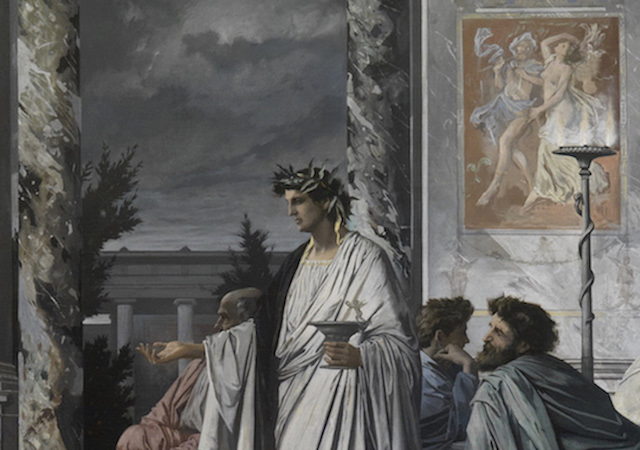 Painting of Plato's Symposium