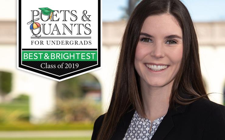 Becca Lancaster '19, USD student featured among the Poets & Quants 'Best and Brightest' List