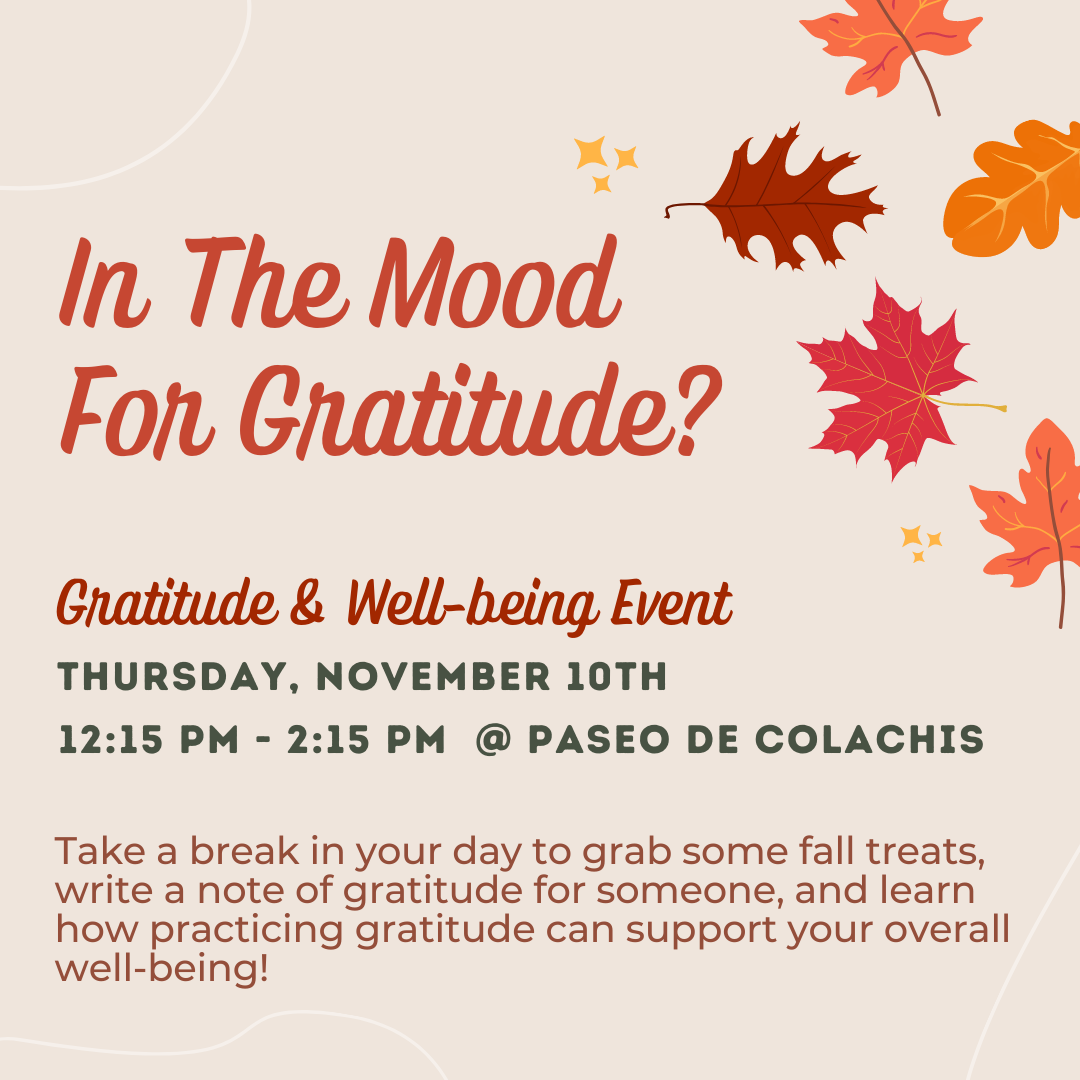 Gratitude and Well-being flyer