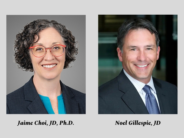 Honorees Jaime D. Choi and Noel Gillespie