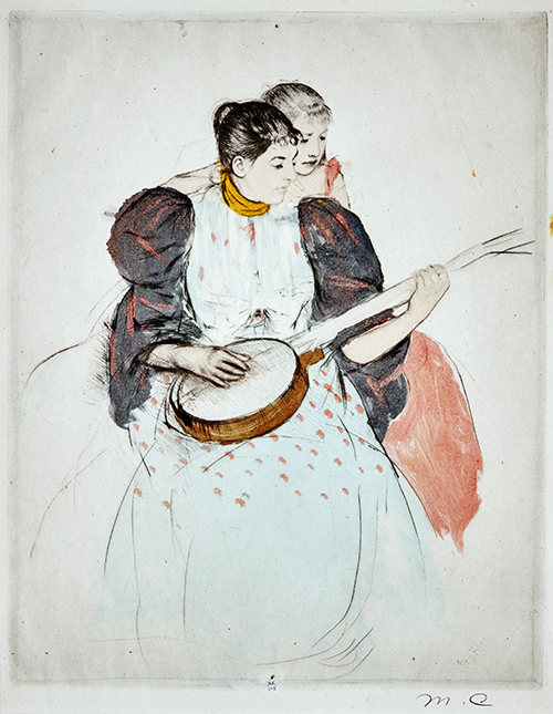 Print by Mary Cassatt