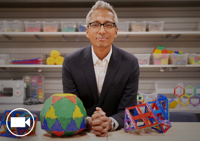 Satyan Devadoss, professor in mathematics department