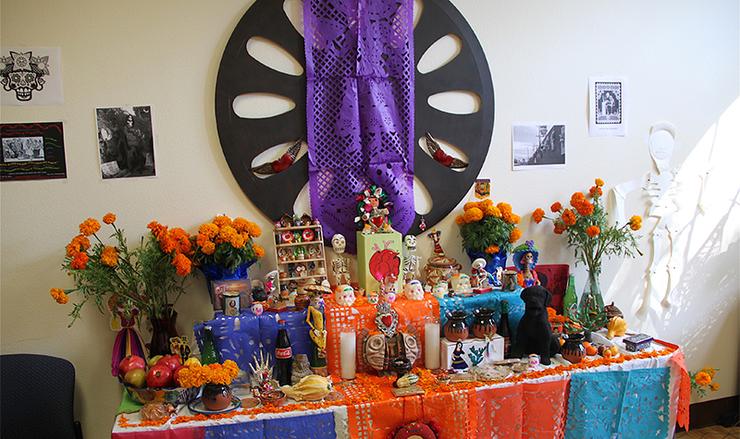 USD will honor the Feast of All Saints (Nov. 1), Feast of All Souls (Nov. 2) at Masses, and Dia de los Muertos (Nov. 1-2) will be honored via an exhibit and talk. This exhibit is from 2012.