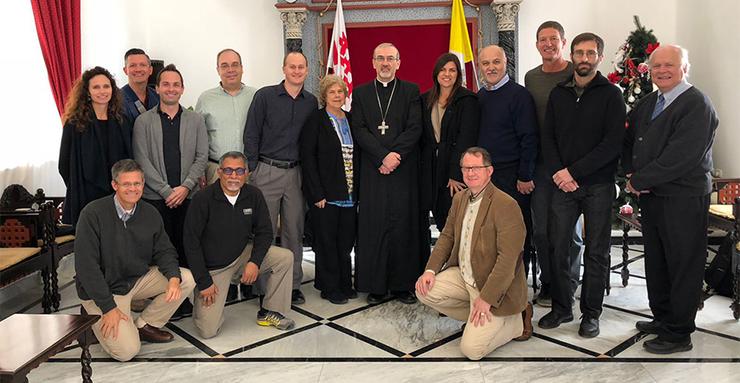 USD faculty members spent part of their January Intersession on a trip to the Holy Land via a Frances G. Harpst Center for Catholic Thought and Culture Faculty Travel Immersion Seminar.