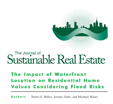 Image is of the Journal of Sustainable Real Estate Logo