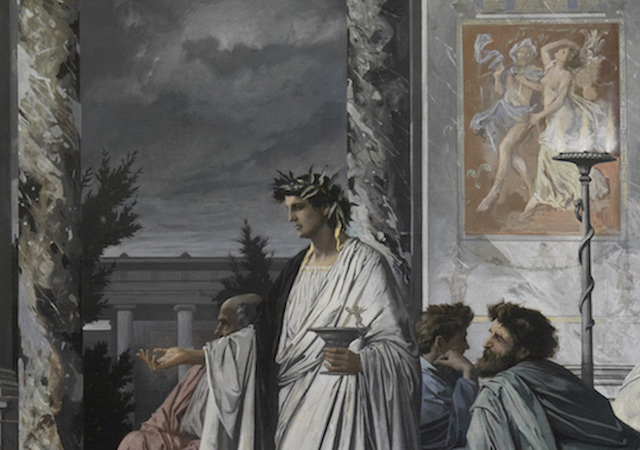 Painting of Plato's Symposium