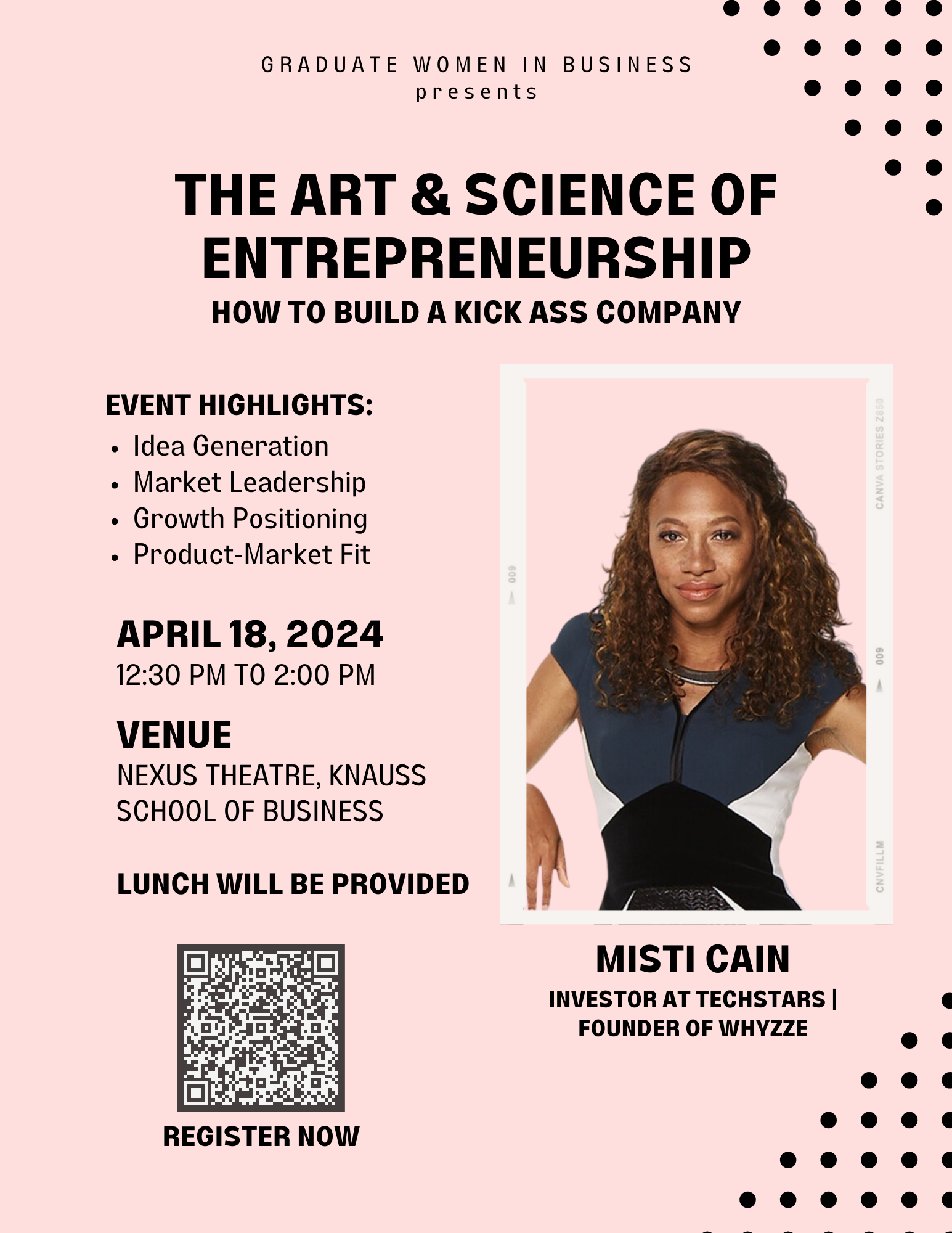 The Art & Science of Entrepreneurship: How to Build a Kick-Ass Company" featuring Misti Cain