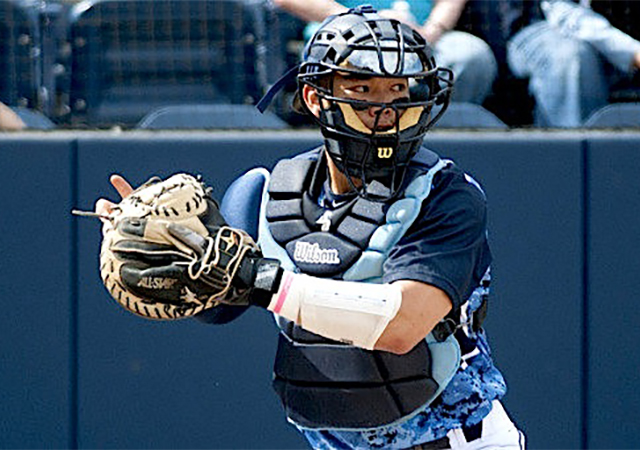 Former USD baseball standout and Dodgers prospect Connor Joe is working his way back after successfully battling testicular cancer.