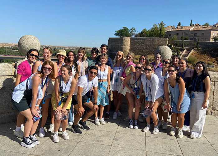 Study Abroad students in Madrid 2024