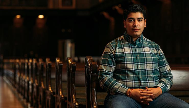 Daniel Rodriguez '20, an architecture and Spanish double major, expresses how his faith has grown while attending USD.