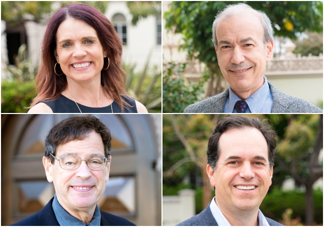 Professors Miranda Fleischer, Adam Hirsch, Micheal Ramsey and Ted Sichelman 