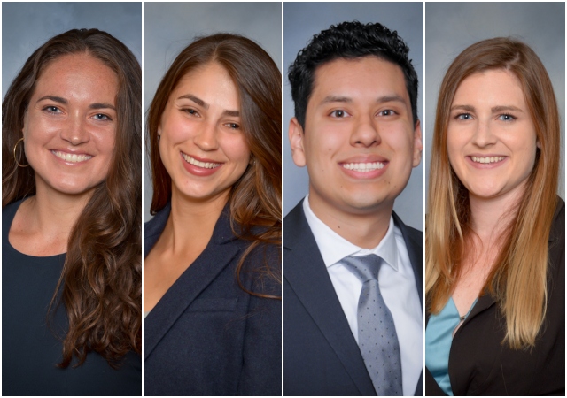 USD students AlyssaÂ Alarab (2L), Lissette Argoud (2L), Alberto Corona (3L) and  Allison Washburn (2L).