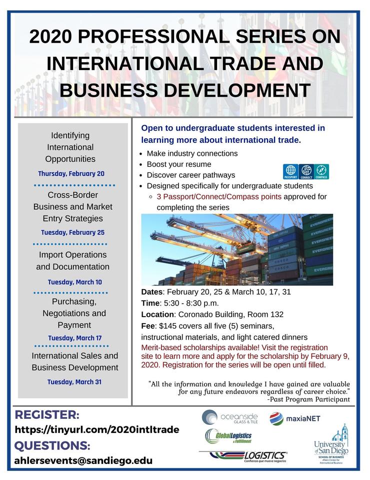 2020 International Trade Flyer