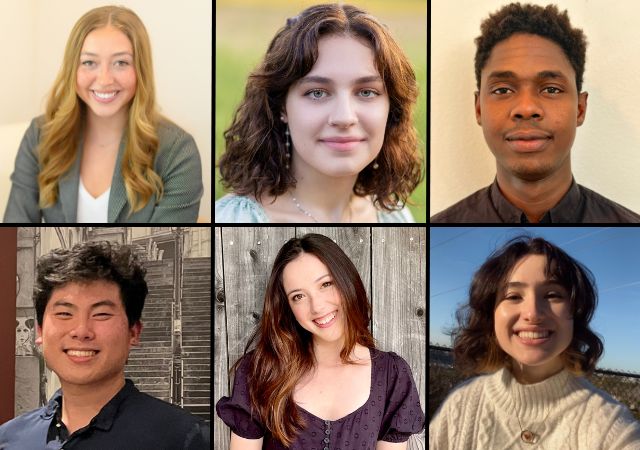 The six keck fellows are pictured. 