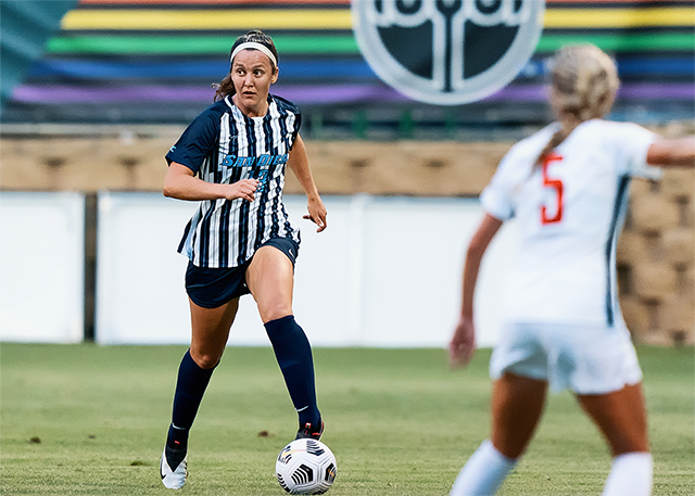 Michaela Foster in action