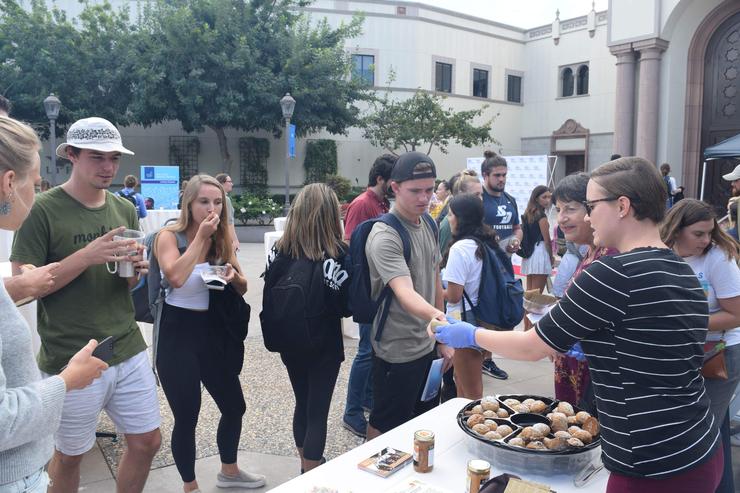 Students at Social Enterprise Food Fest