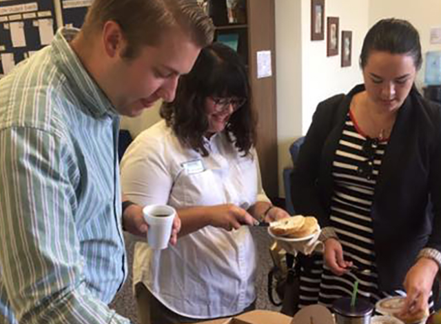 The first Bagel Breakfast for graduate and law students is Sept. 4.