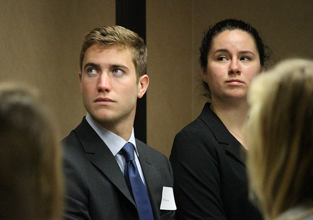Student at info session