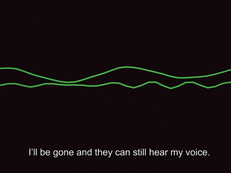 waveform of an indigenous language