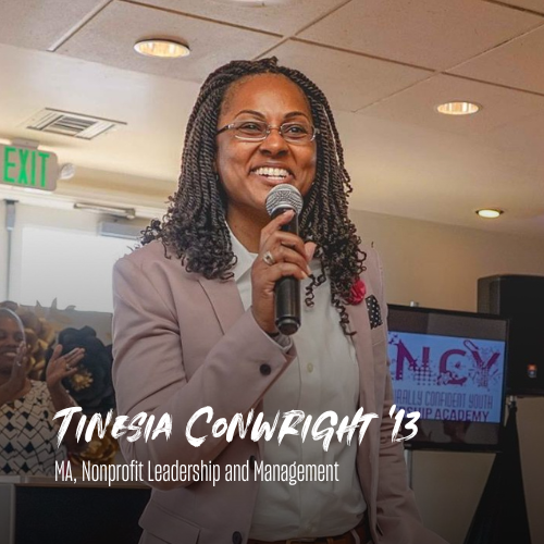 Tinesia Conwright '13 MA, Nonprofit Leadership and Management