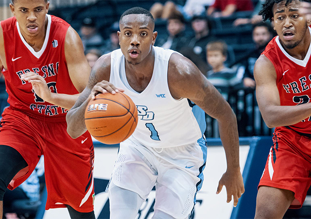 USD men's basketball plays host to Hofstra in a game on Wednesday, Nov. 27 in the JCP.