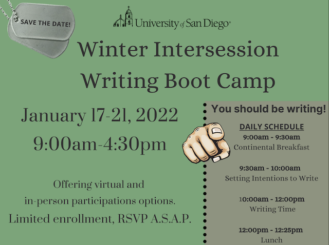 Join the Center for Inclusion& Diversity for a week long professional development event with time devoted exclusively to your scholarship!