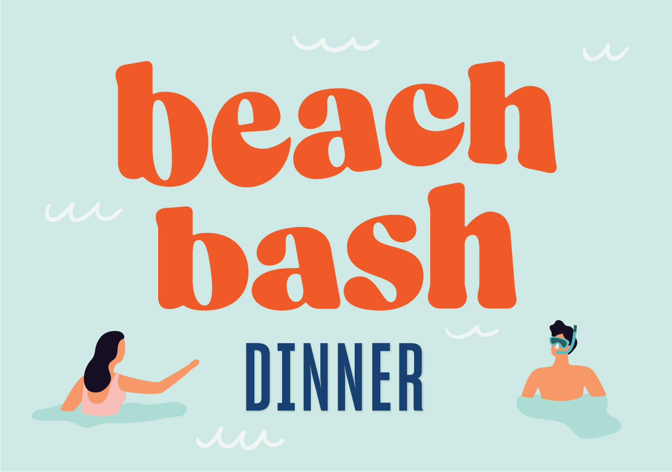 beach bash dinner