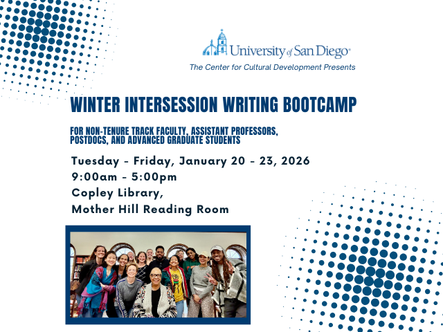 2026 Winter Intersession Writing Bootcamp