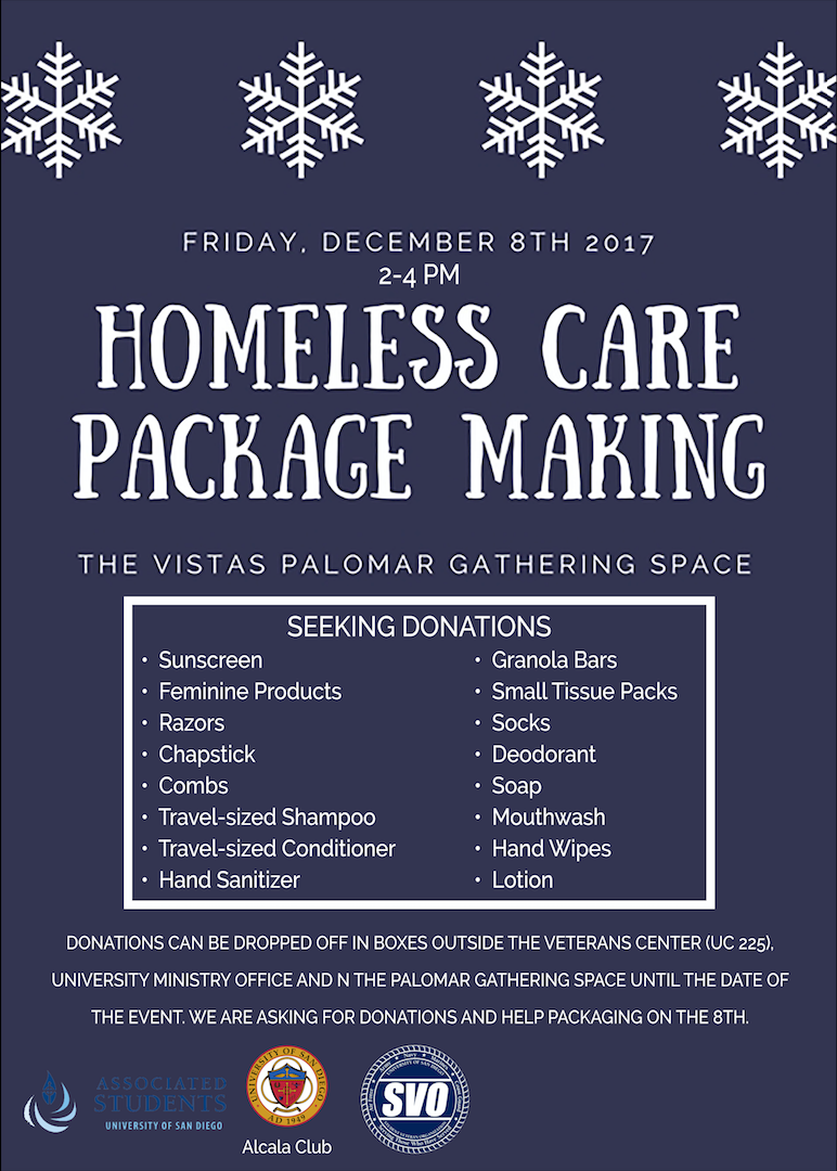 Care Package Making Poster