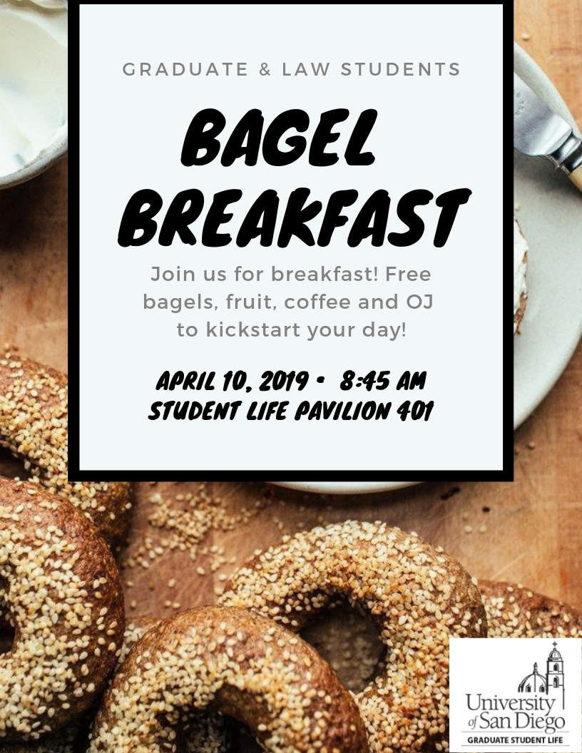 Flyer for Bagel Breakfast