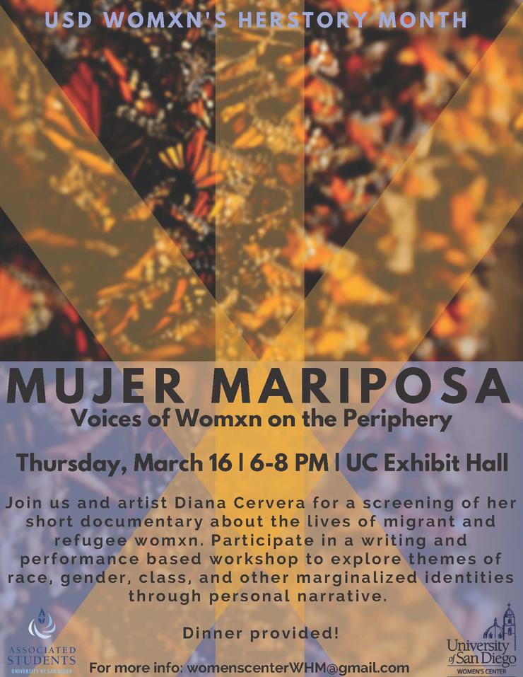 Mujer Mariposa Flyer