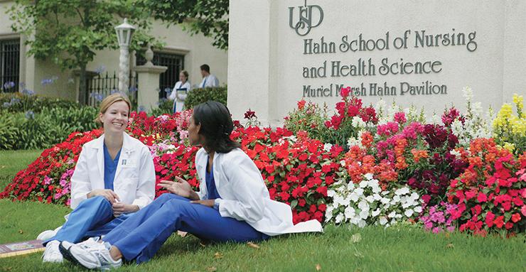 Jane Georges, Interim Dean of the Hahn School of Nursing and Health Science, offers an update on the school and notes that Nursing now has a Facebook page and a LinkedIn page.
