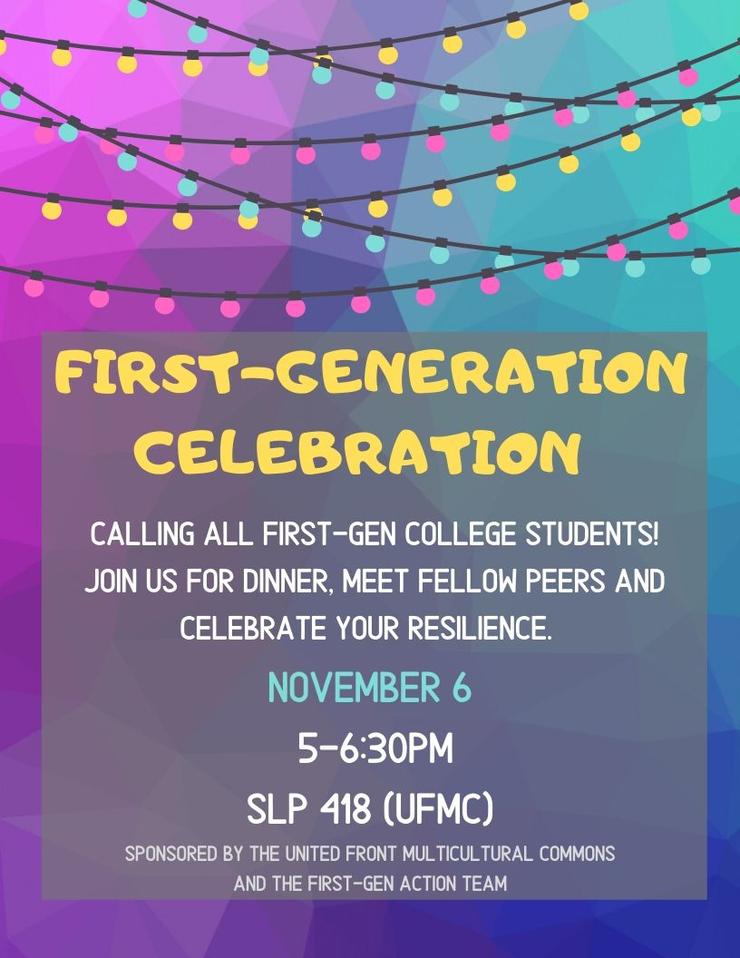 First-Gen Celebration Flyer