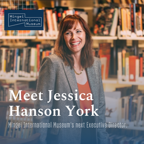 woman smiling in library