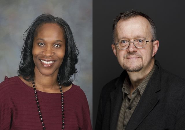 These are portrait images of the two Knapp chairs.